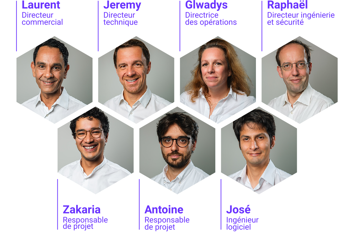 Portraits de l'équipe Spacivox