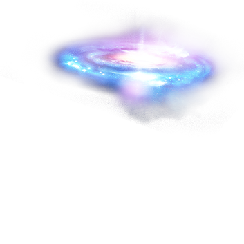 Un Spacinaute se tient devant un module d'holograme futuriste, sur lequel s'affichent des marques références de Spacivox au milieu d'une galaxie.